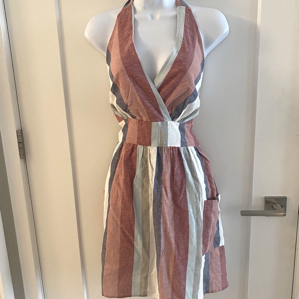 halter dress print